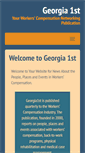 Mobile Screenshot of georgia1st.com
